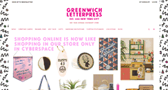Desktop Screenshot of greenwichletterpress.com